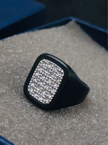 Premium Black Zircon Ring