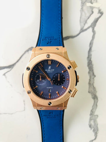 CLASSIC FUSION AEROFUSION KING GOLD AND BLUE 45MM