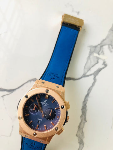 CLASSIC FUSION AEROFUSION KING GOLD AND BLUE 45MM